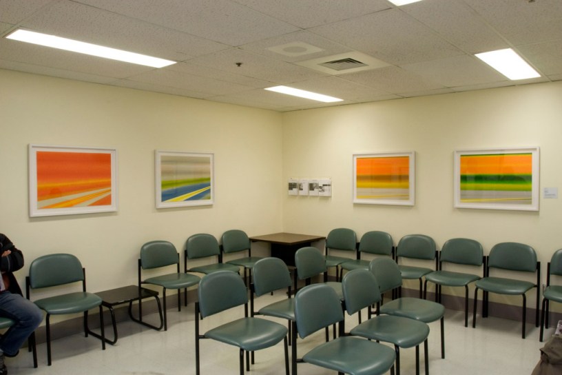 Fondation l'art pour la guérison, Rita Letendre à l'Hôpital Maisonneuve-Rosemont