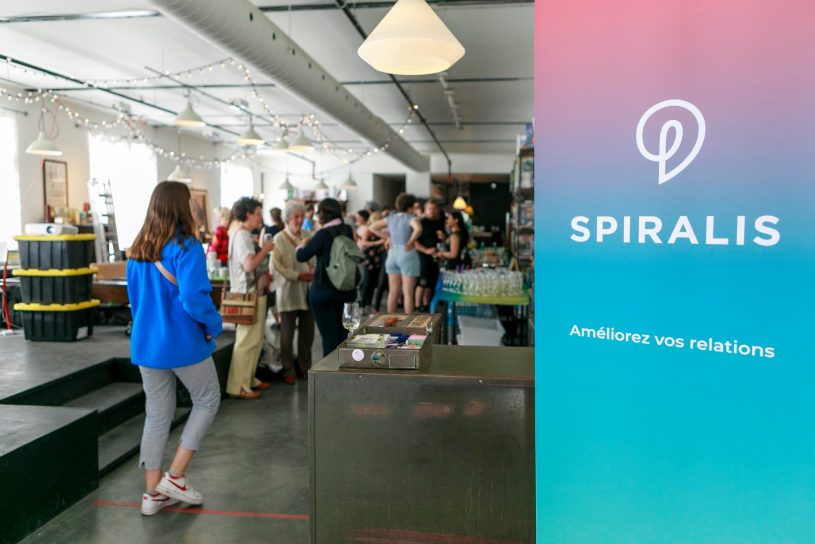 Spiralis — 10 ans d'empathie, le 6 juin 2019 au Loft créatif, événement grand public pour souligner le 10e anniversaire de l'organisation, une occasion de réunir participant.e.s aux formations, collaborateur.trice.s, partenaires et curieux.euses. Photo Thomas Branconier